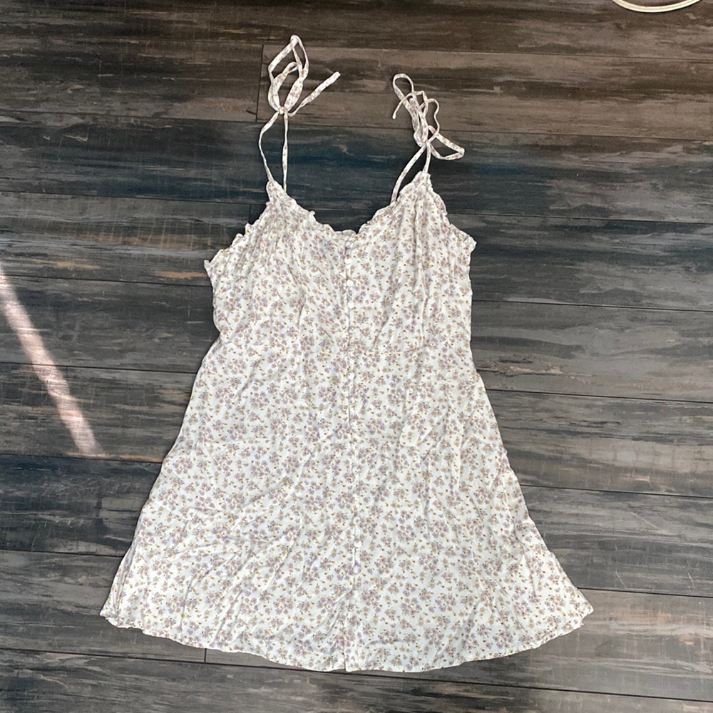 Forever 21 Button Down Floral Summer Dress